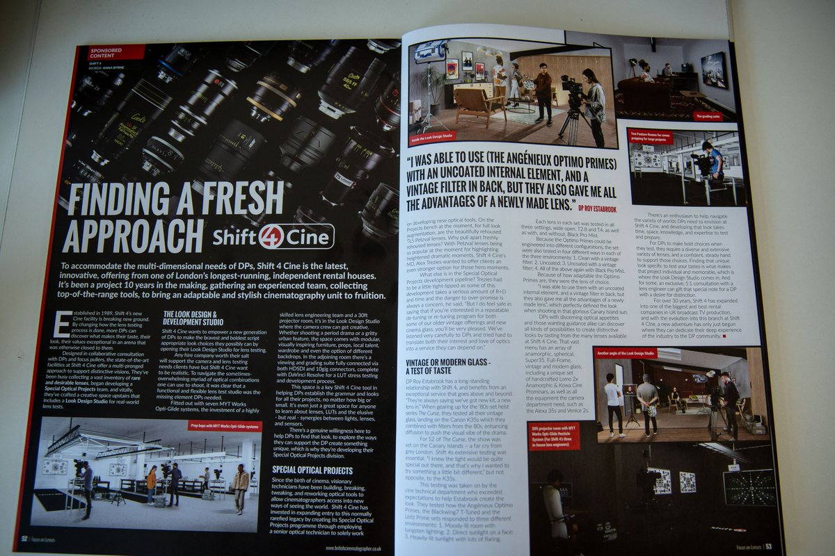 shift4broadcast's tweet image. Read all about Shift 4 Cine in @BCineMag and their wonderful Focus On: Lenses supplement!