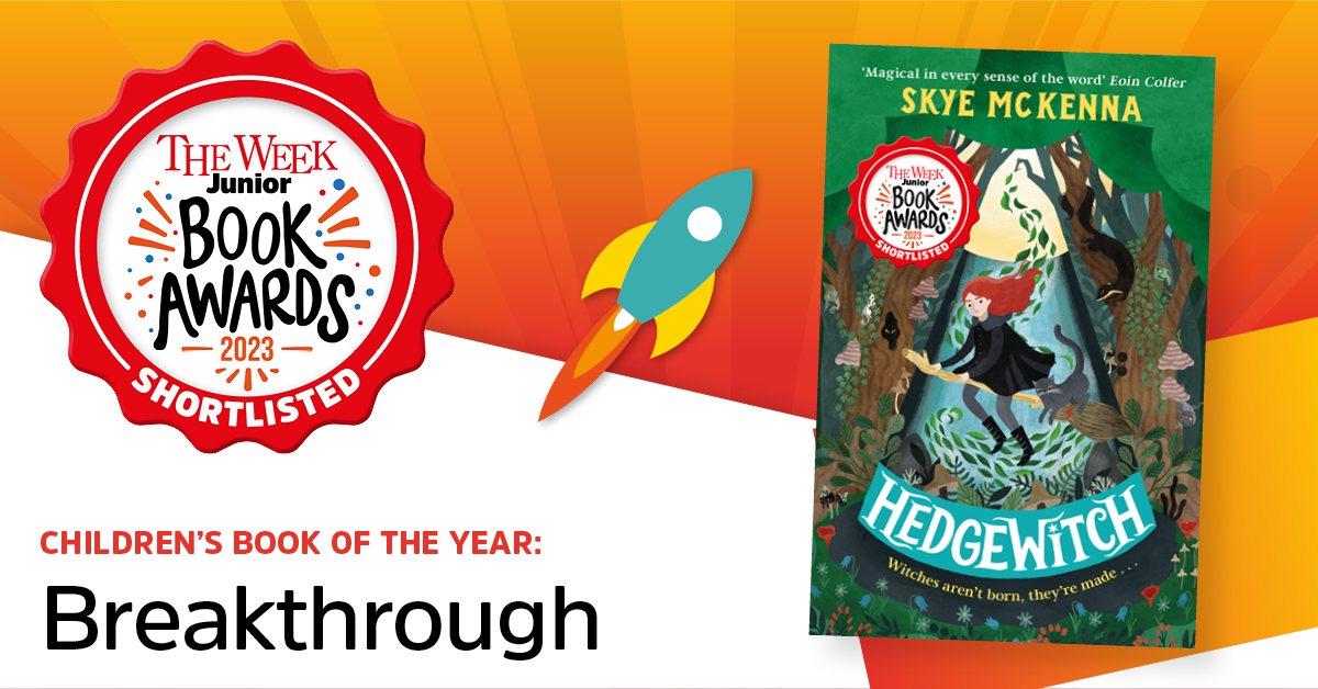 Super excited that Hedgewitch has been shortlisted for the Breakthrough Book of the Year in the @theweekjunior book awards! Huge thanks to everyone who made this possible @WelbeckKids @TheSohoAgencyUK #TWJAwards