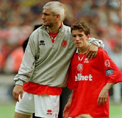 90s Football on X: Fabrizio Ravanelli and Juninho Paulista. https