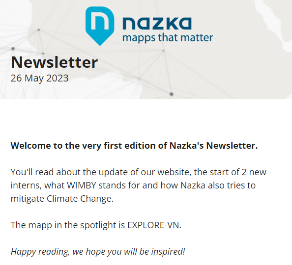 Newsletters are back, so we couldn't stay behind. 

⚡️Our very first newsletter is out there!⚡️

Check wllw.co/o8kblsaM2

Make sure to subscribe to receive regular updates of what Nazka's doing. 

👉 Shortcut to subscription: wllw.co/kQrc32uKk0