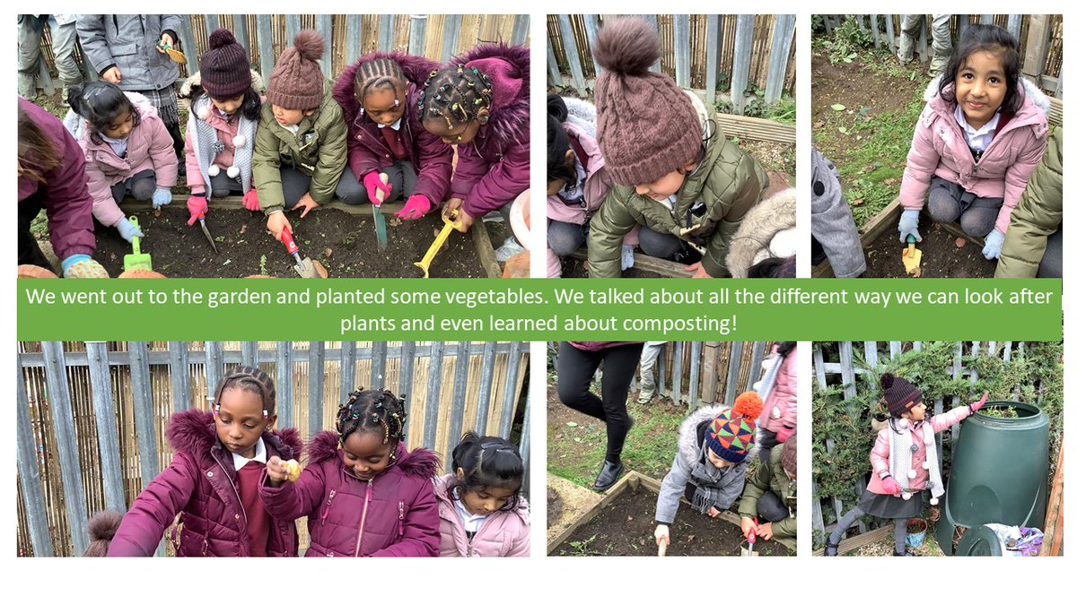 Reception enjoying Outdoor Classroom Day.