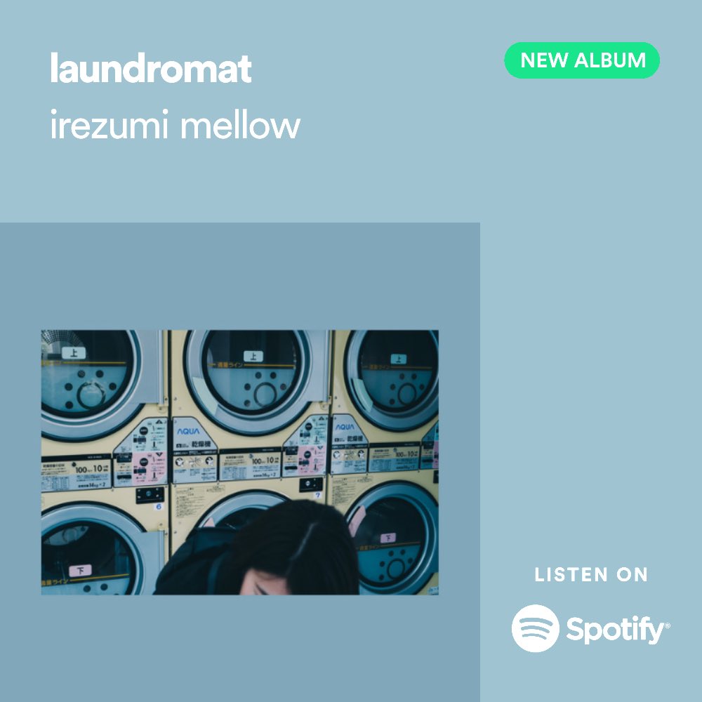 ／  
🎧@Spotify
Album OUT NOW🔥
＼  

My new Album, ' laundromat ', is  now streaming on spotify 
open.spotify.com/album/6WfLnp4H…

#LoFiBeats #Chillhiphop #ChillMusic #TrapSoul #Mellow #RelaxingChilling #studyMusic #sleepMusic #EMOTIONAL #SadSongs #spotify