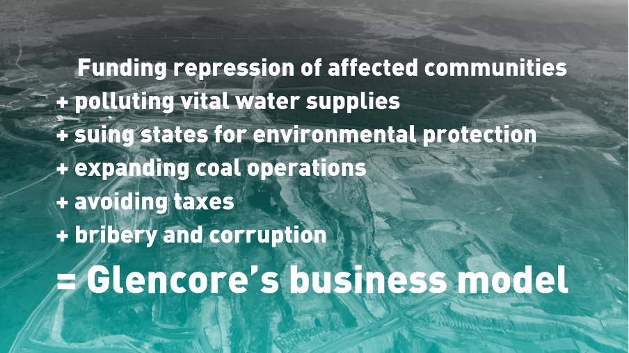 Today: <a href="/Glencore/">Glencore</a> hold its AGM. Unions and rights groups say the mining giant is hiding behind its complex #supplychains. People in &amp; around #Glencore's operations are paying a price.

DRC #workers' rights research: raid-uk.org/DRC-exploitati…

See fact sheet: londonminingnetwork.org/2023/05/facts-…