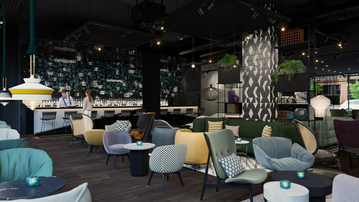 Motel One Karlsruhe is now bookable for stays from 1st October 2023 ➡️ bit.ly/3Wdcaat   Experience a city with many facets, which are also reflected in our interior design. Who will visit us in #Karlsruhe?
