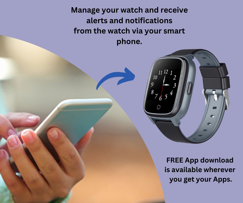 Manage your watch and receive alerts and notifications from the watch via your smart 
phone.

Add up to 10 free App users, for your family and carers.

WatchOvers.com

#watchovers #personalalarm #personalalarms #personalarmswatch #familycare #familyfirst #smarthomes