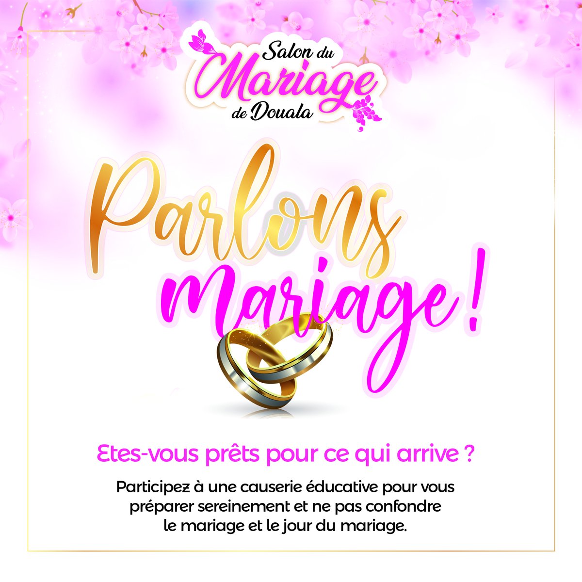LeSammec237's tweet photo. La caravane du Salon du mariage fera un arrêt ce lundi 29 mai à la mairie de Douala 1er de 14h à 17h.

Vous êtes tous invités. Nous parlerons de :
- Les formalités administratives
- Le choix du régime matrimonial
- Le contrat de mariage https://t.co/INxL5yHd0f