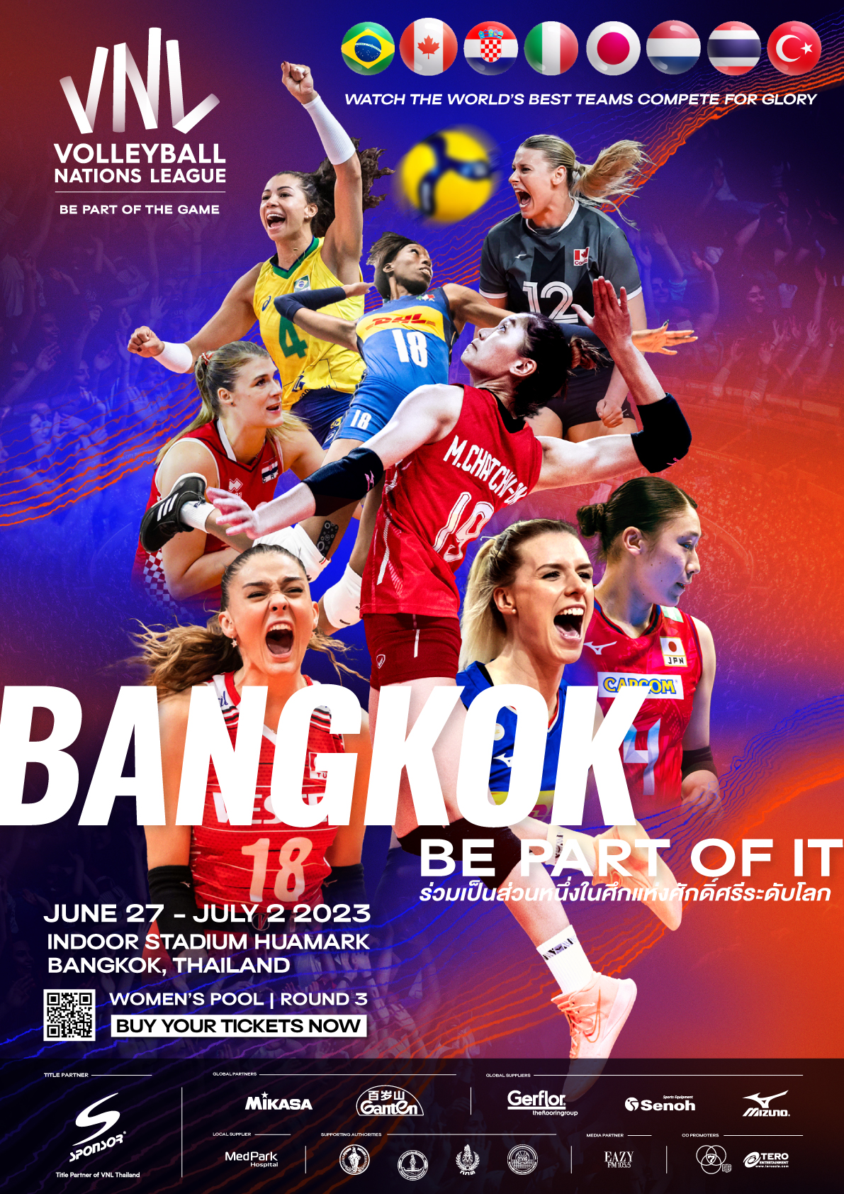 Thaiticketmajor on Twitter "🏐เตรียมพบทัพซูเปอร์สตาร์ลูกยางสาวระดับโลก