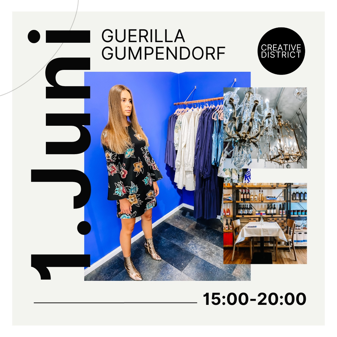 Guerilla Gumpendorf X Creative District⁠
Donnerstag, 1. Juni, 15.00 – 20.00 Uhr⁠
⁠
creativedistrict.at/events/⁠
⁠
#shopping #gumpendorf #shop #creativedistrict⁠
#lifestyle #beautiful #photooftheday #fashion