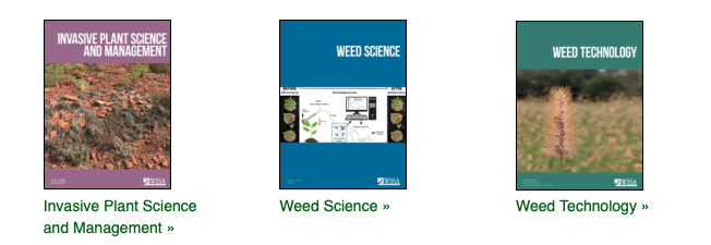 WSWeedSci's tweet photo. Are you looking for resources in #weedscience or want to publish? The WSSA supports three peer-reviewed journals, & details are avail at https://t.co/QnKpIdi5aa
#WSWS #weedscience #weedresearch #weedmanagement #invasiveplants #noxiousweeds https://t.co/Pj1Eyvft6b