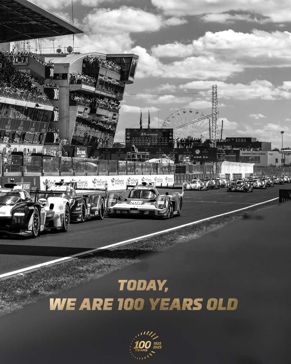 Today we celebrate our 100th anniversary 🥳

#LEMANS24 #LeMansCentenary