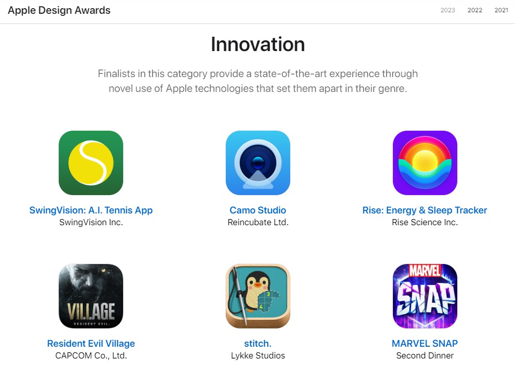 We're thrilled and humbled to have been nominated for the #AppleDesignAwards, innovation category. Thank you to everyone who has been on this journey with us so far! ♥️🙏

developer.apple.com/design/awards/