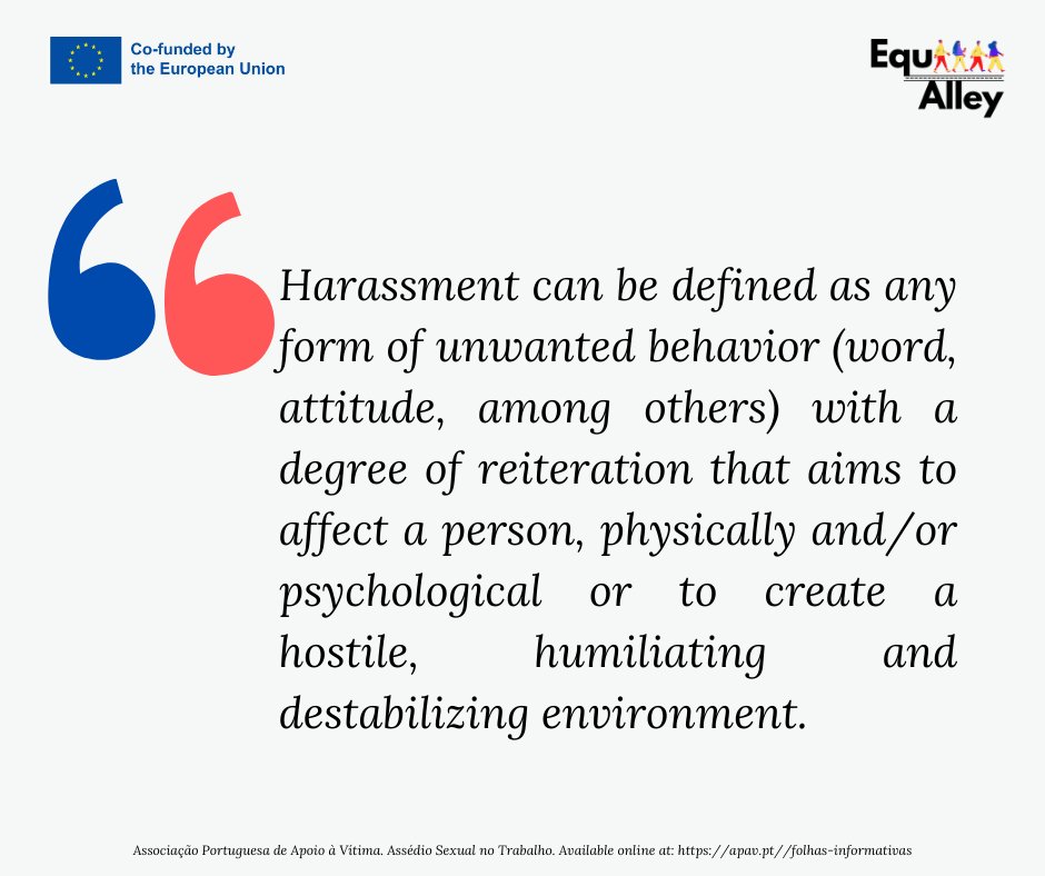 What is harassment…? 💭

#equalleyproject #genderequality #streetharrassment #erasmusplusproject