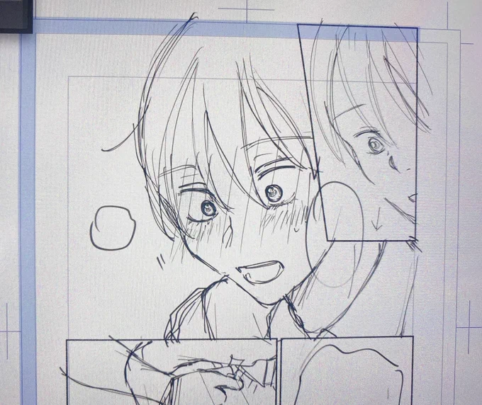 下書き
あと3頁位で終わりそう~~~ 