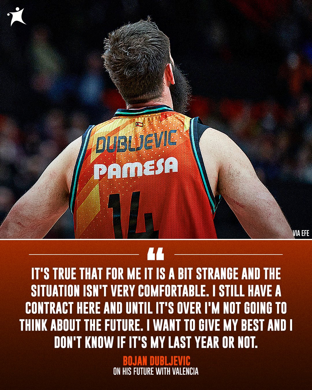 BasketNews on Twitter "Bojan Dubljevic admitted that he doesn't know if he will continue with