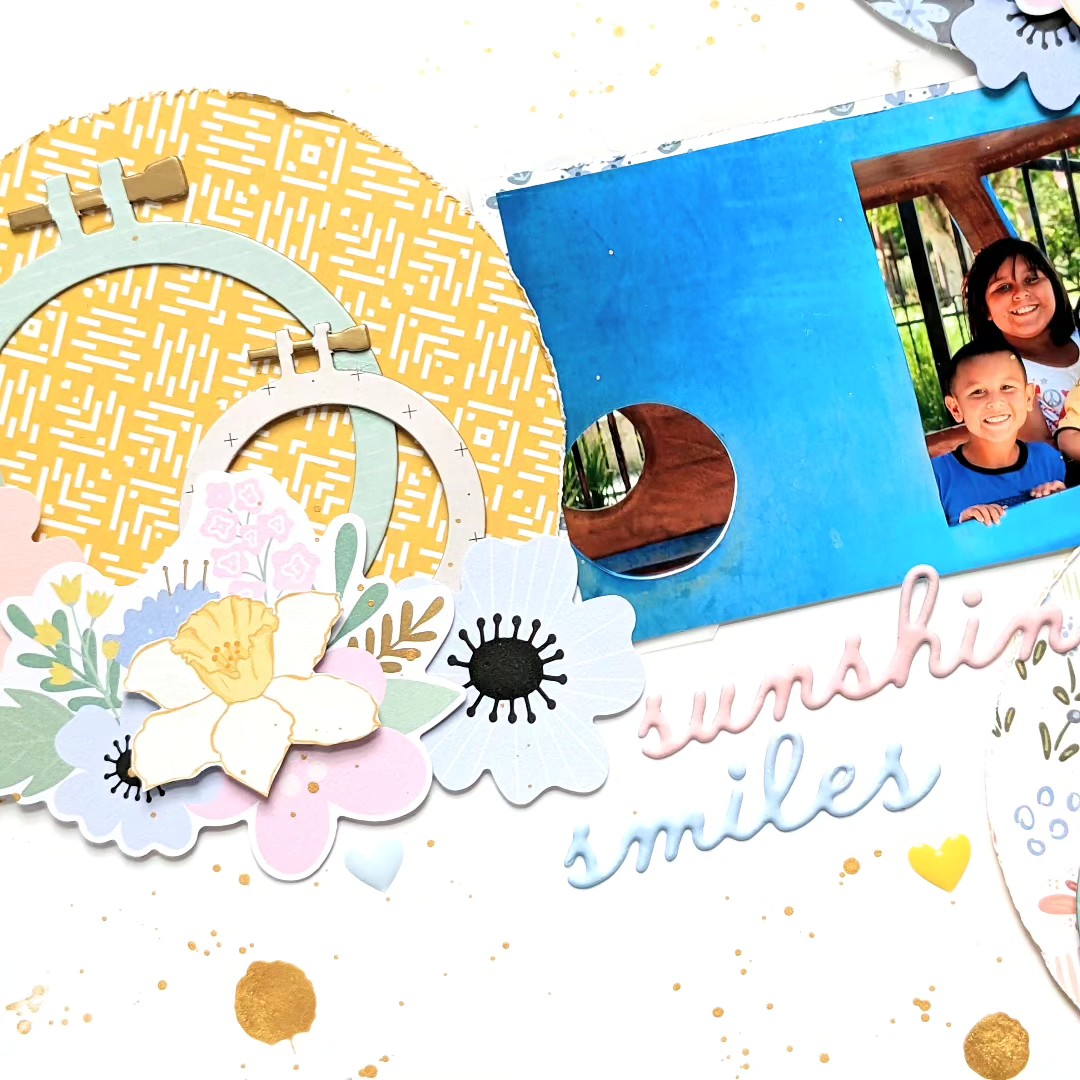 Sunshine smiles!  <a href="/floppyearedfarm/">floppyearedfarm</a> used the beautiful Serenity Kit for this fun layout! Visit her YouTube channel to see how it came together (link in her profile.) 🌼🌻🌷 

#cliqueinternational
#scrapbooking
#scrapbookingkit
#scrapbookingkits
#papercrafting
#scrapbookingideas
#
