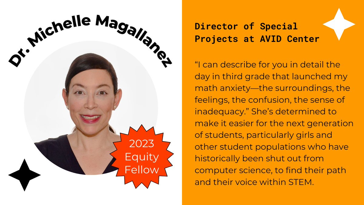 csteachersorg's tweet image. Head over to The Voice to read “Closing the CS Opportunity Gap with CSTA Equity Fellow @NoeSF” and learn more about a member of the 2022-23 Equity Cohort! 

ow.ly/AMWU50Ospw4 

#CSTAVoice #CSTAEquity #CSforALL #CSEd