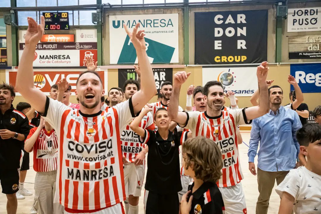 Dissabte a l'#EnJocTV (18h) tenim partidàs de futbol sala!

⚽ @ClubManresaFS 🆚 @Melistar_FS

🔥 Duel per l'ascens a #SegonaRFEF de #futsal

📺 A les teles locals i a @laxarxames