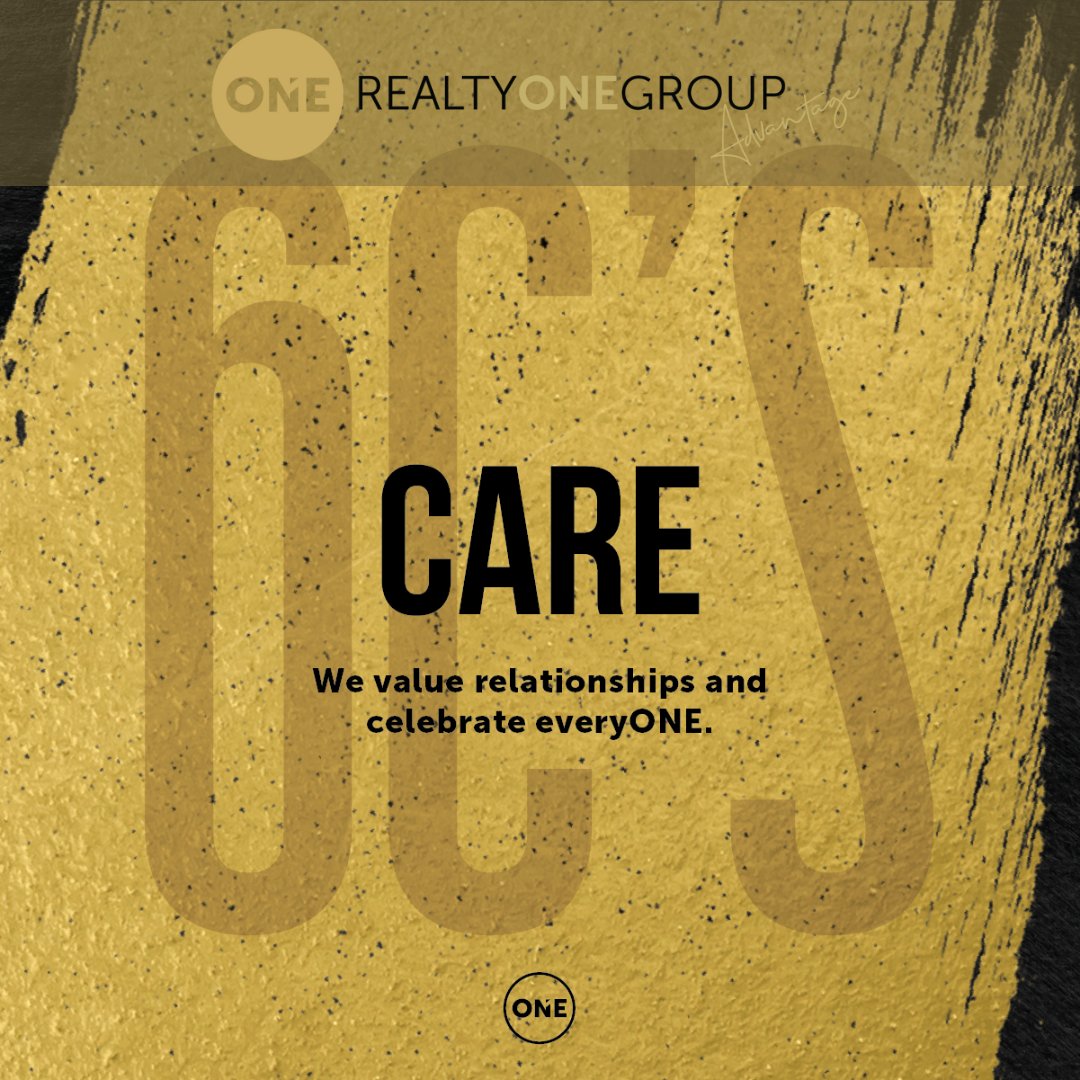 CARE - one of the six Cs of Realty ONE Group Advantage!

#WakingUpToWin #UNbrokerage #RealEstate #Realtor #Realtors #RealEstateLife #RealtorLife #realtyonegroupadvantage #tampabayrealestate #tampa #tampahomes #homesales #homebuyer #homeseller #realestatecareers...