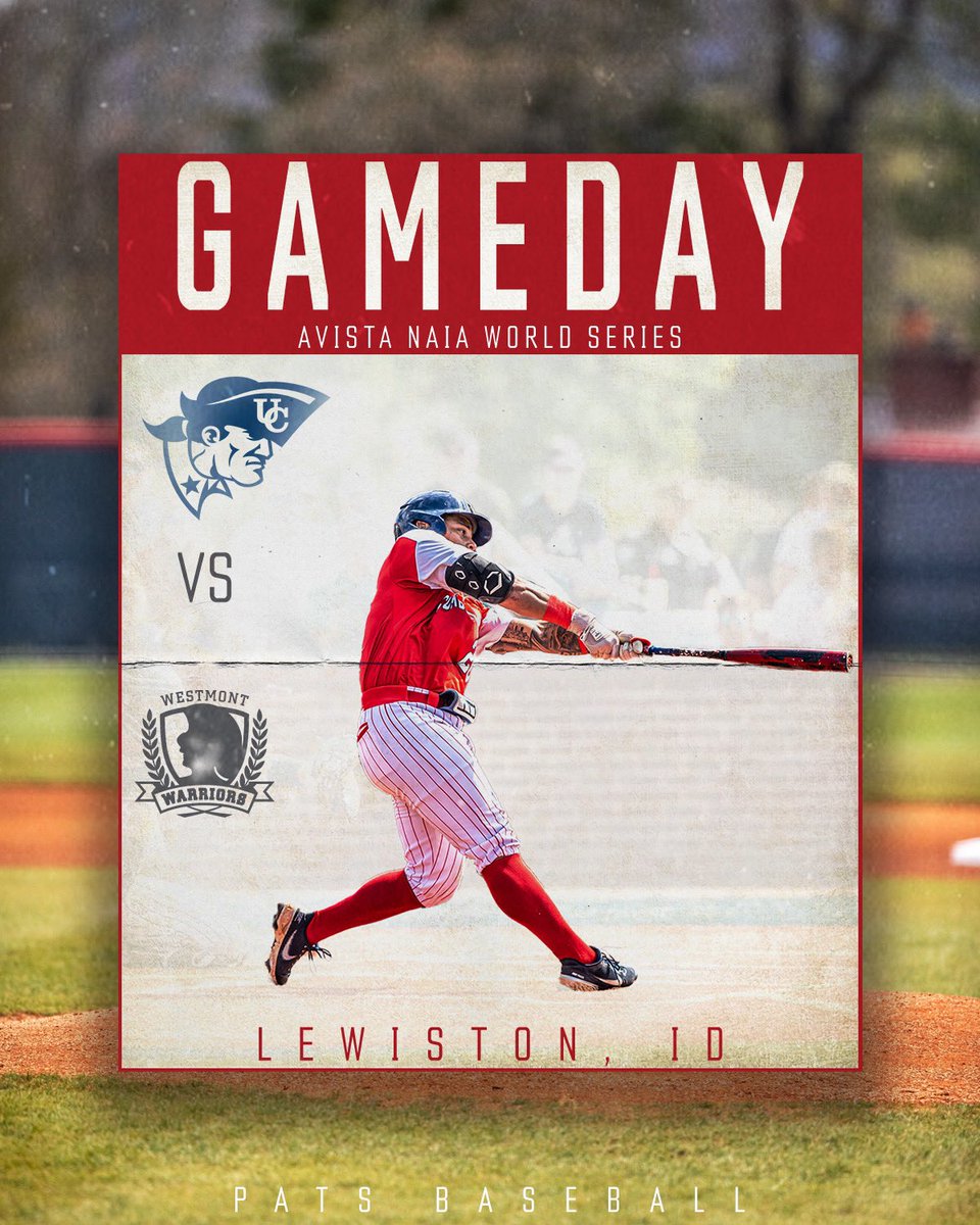 It’s time for the World Series! 

📍: Lewiston, ID
🆚: #6 Westmont
🕓:  11:30 am  (2:30 pm est)
📊: bit.ly/3jA6V5T
📽️: bit.ly/3kD6gRN

#BattleForTheRedBanner
