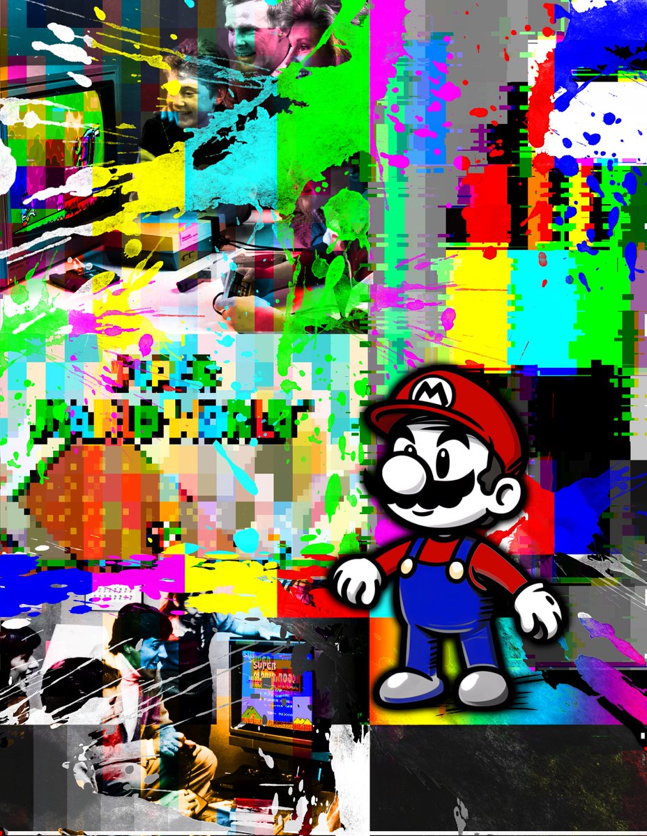 Glitchy Mario piece I've made me know what you think 😊

#artist #artwork #graffiti #supermario #SuperMarioMovie #glitch #nft #NFTsCommunity #NFTCommunity  #nftart