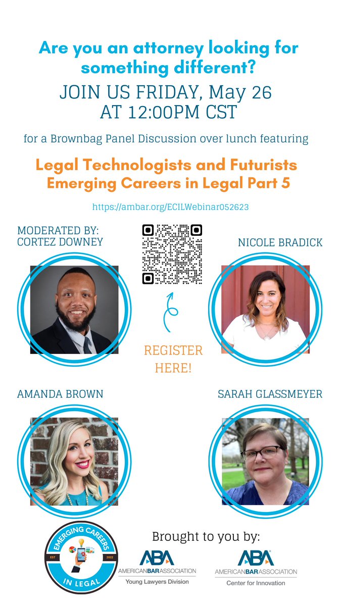 You can still register! Join us on the road or while having a quick bite to eat for our 5th Emerging Careers Panel! Register here: ambar.org/ECILWebinar052…