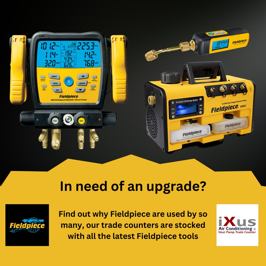 In need of an upgrade or just treating yourself to new tools, we've got you covered with a wide range of Fieldpiece tools.

Pop into one of our branches or get in touch with us for more information

Margam: 01639 618 481
Hanworth: 02039 265 20