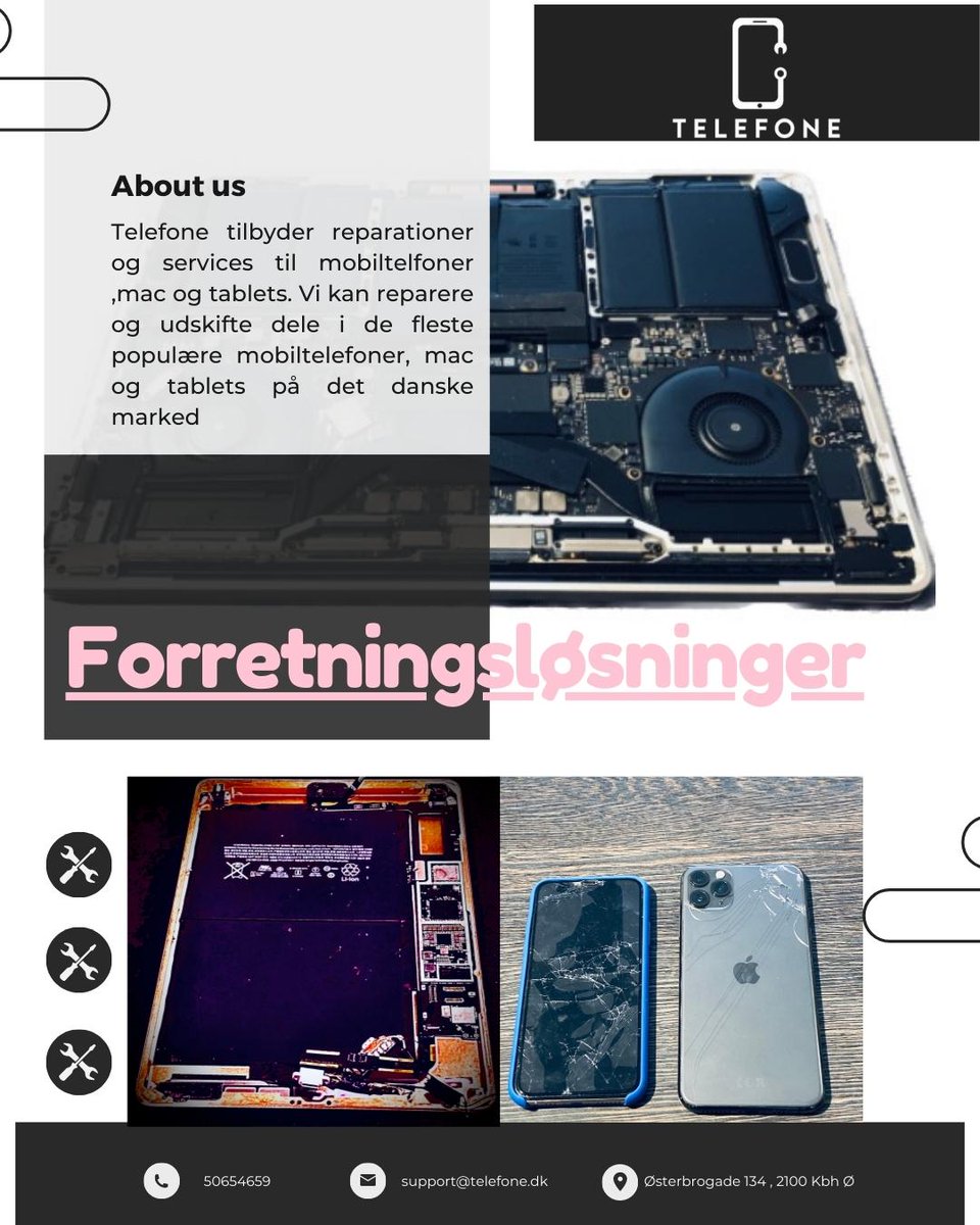 Telefon73794521's tweet photo. Forvandl din virksomhed med vores omfattende og innovative løsninger. Frigør din virksomheds fulde potentiale og vær på forkant med konkurrenterne.
#dkpol #Alpha #Forstår #forretninger ##arbejde #tech #techrepairs #apple #samsung #oneplus #huawei #dkbiz #dkfinans #iphone #macbook https://t.co/rdOQqLofEt