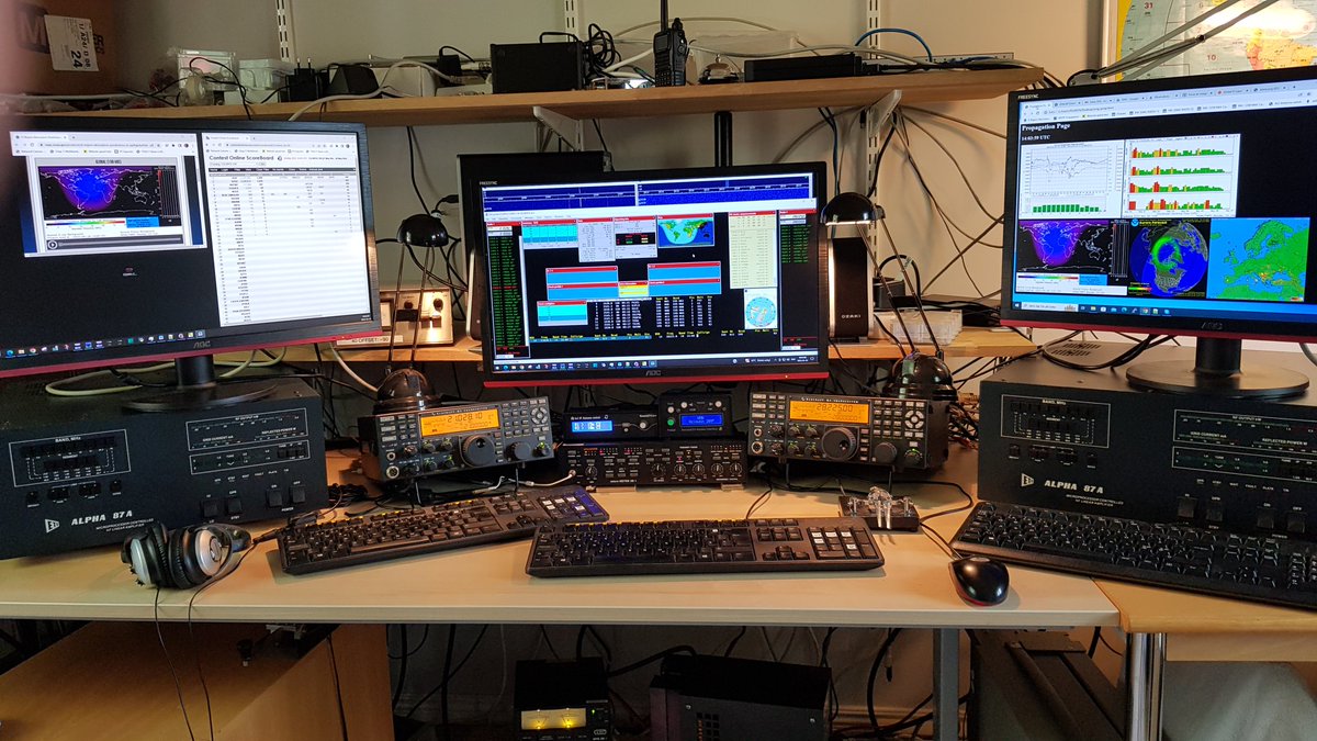 Ready for WPX CW. Hope to work you all! TEST SE5E #wpx #cw #hamradio