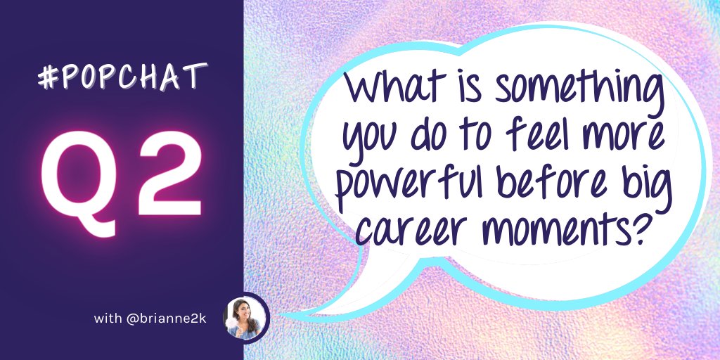 Q2: The Washington Post said Tina Turner invented “power dressing”. While other singers in the ‘60s wore gowns, Turner dazzled in short sparkly dresses as a show of force.

What is something you do to feel more powerful before big career moments or performances? #PopChat