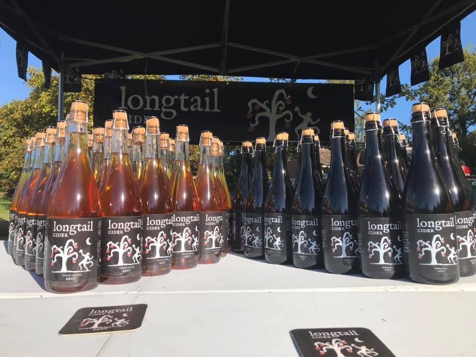 Bottled sparkling cider & still cider by the glass in the bar area from Longtail Cider Saturday & Sunday 11am - 6pm @TonbridgeCastle TN9 1BG ///Castle.dairy.cheese Free Event A great day out for all the family #Tonbridge #Kent For parking use postcode TN9 1RG