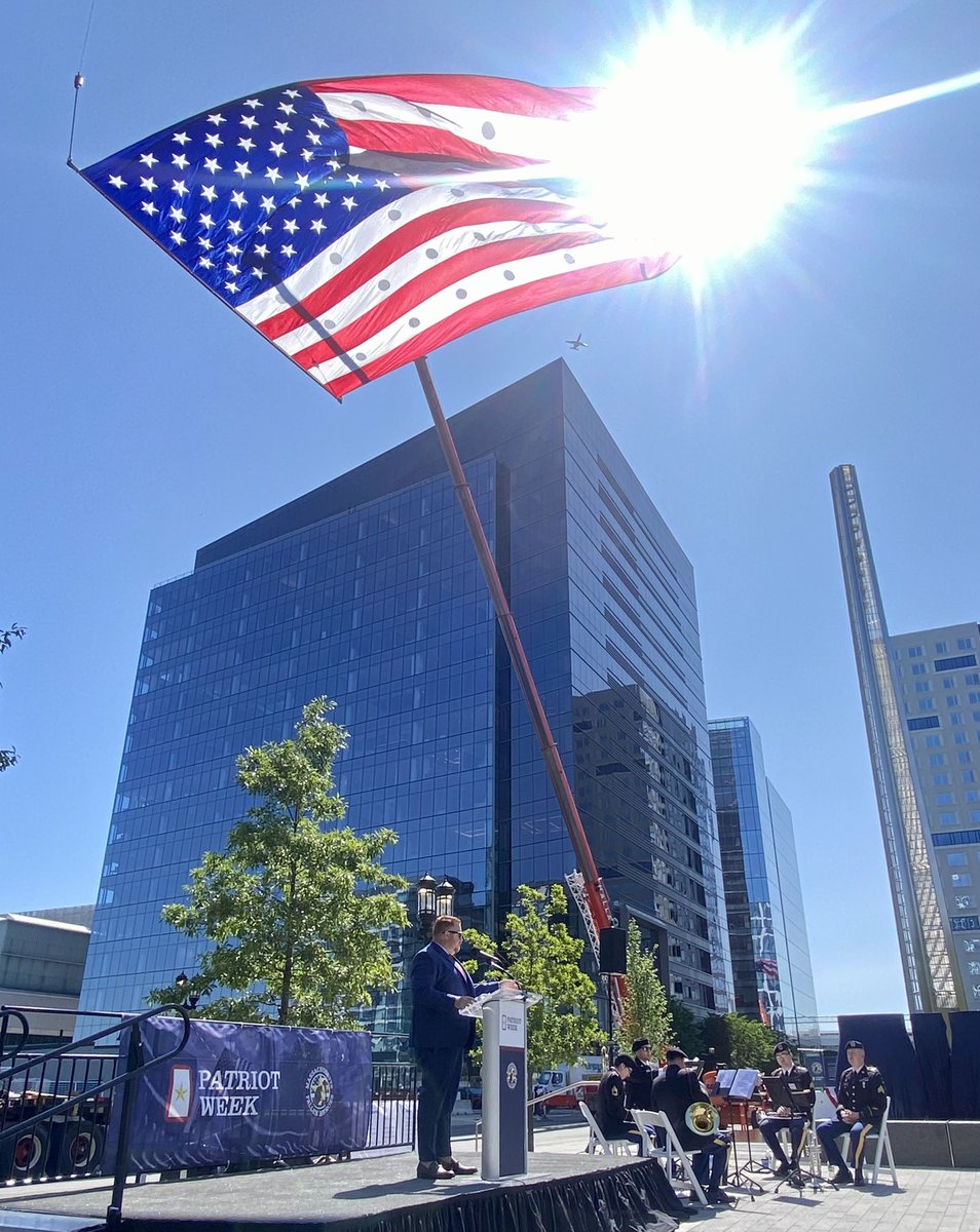 Rededication of @MAFallenHeroes Memorial honoring the Gold Star Families and the fallen heroes. 
#patriotwrek #unitedstates #comingtogether #actionnotjustwords #bosoli