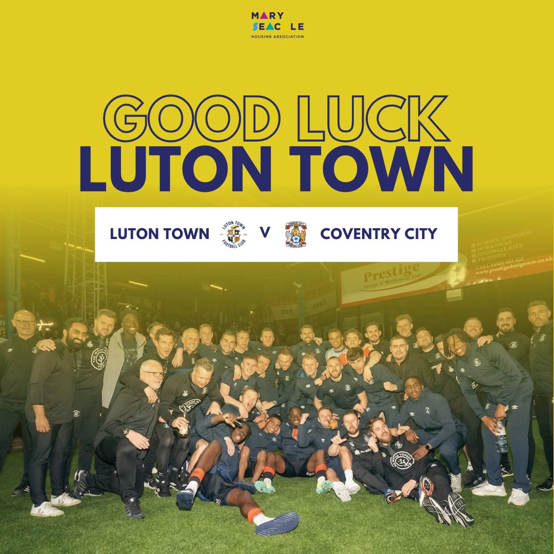 GO ON HATTERS🎩⚽ Good luck to @LutonTown! We are sure you'll make Luton proud 😄🎉
#lovemaryseacole #LutonTownFC #coventrycity #football