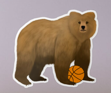 thank you to the BEAR BASKETBALL fan who bought a few stickers!

other products/sports/mascots

#BuyIntoArt #Bears #GoBears #Basketball #NCAAMBB #NCAAWBB #EverTrue #Baylor #WUSTL #UCA #Potsdam #Pikeville #BerkshireSchool #ShawneeState #MissouriState #TruettMcConnell #Mercer