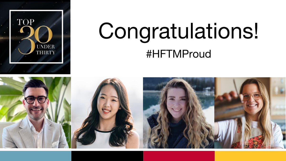 Four HFTM alumni named KML's Top-30-Under-30! Congratulations to our rising stars!
#HFTMProud #LangBusiness #UofG #Top30Under30

uoguelph.ca/hftm/news/2023…