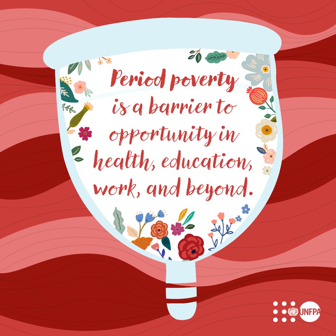 Access to menstrual hygiene is a source of dignity 🩸 Together, we can  create a world where menstruation never hinders opportunity:  https://t.co/CHPWjzzyXn #MenstrualHygieneDay, image size:1080x1080