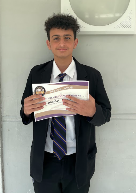 OAHemsworth's tweet photo. This morning Mrs Day had the pleasure of congratulating Lawand on his brilliant achievements with Active Future! Such a polite and well mannered young man! Well done for all of your successes this half term! #ActiveFuture https://t.co/ZLLtudlI9p