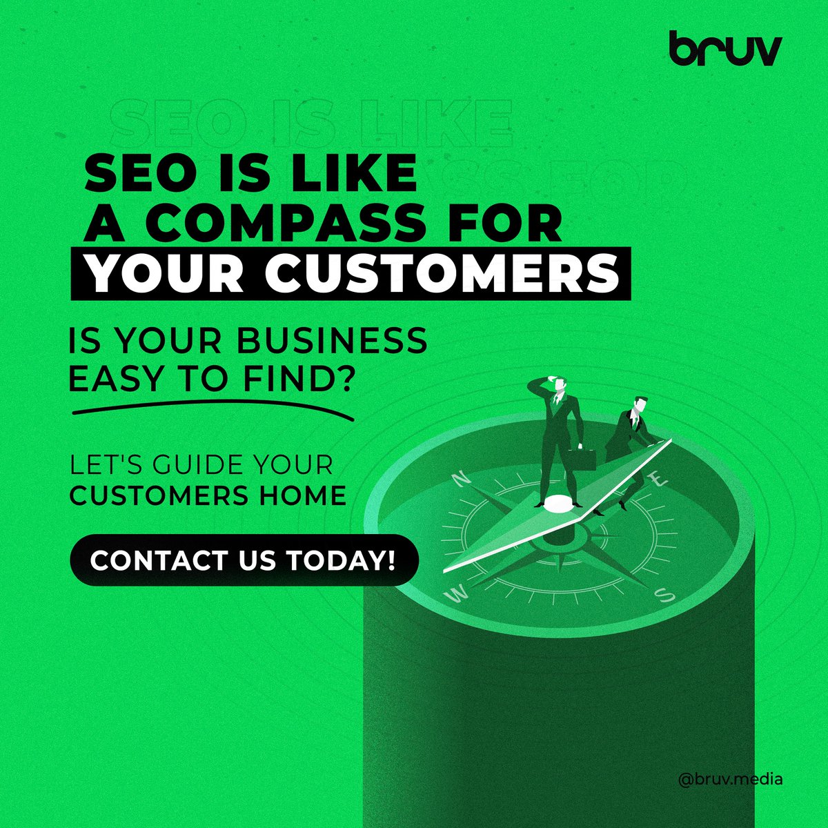 Navigate Your Way to Success! 🧭✨ Discover the Power of SEO and Make Your Business Unmissable. 🚀🔍
#FindYourBrand #ClearPathToSuccess #GuidingCustomersHome #SEOExpertise #UnmissableBusiness #BoostVisibility #BruvMedia