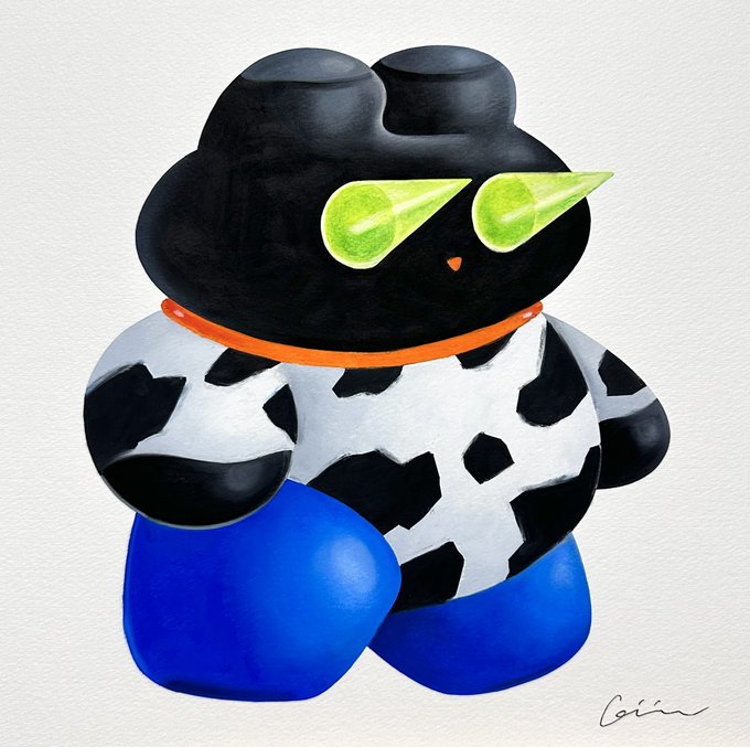 「cow print white background」 illustration images(Latest)