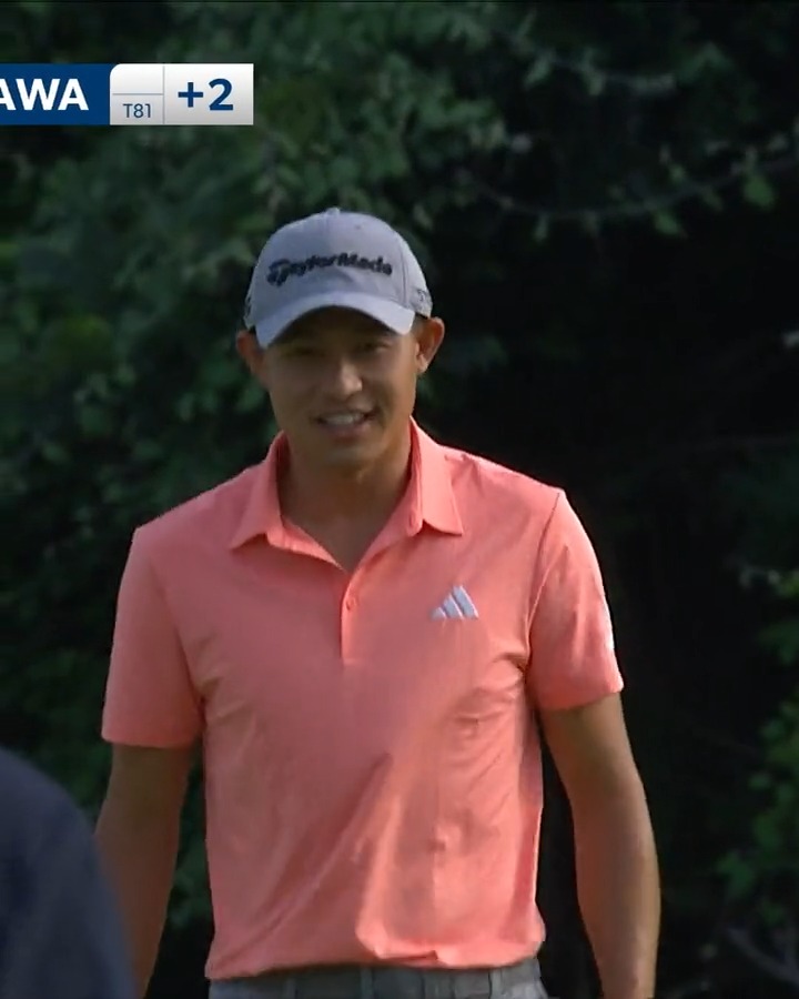 Collin Morikawa sinks an impressive 62-foot birdie putt. He’s now 3 under for the round and even for the tournament.
#CharlesSchwabChallenge 
 https://t.co/nyW9AdVVnI