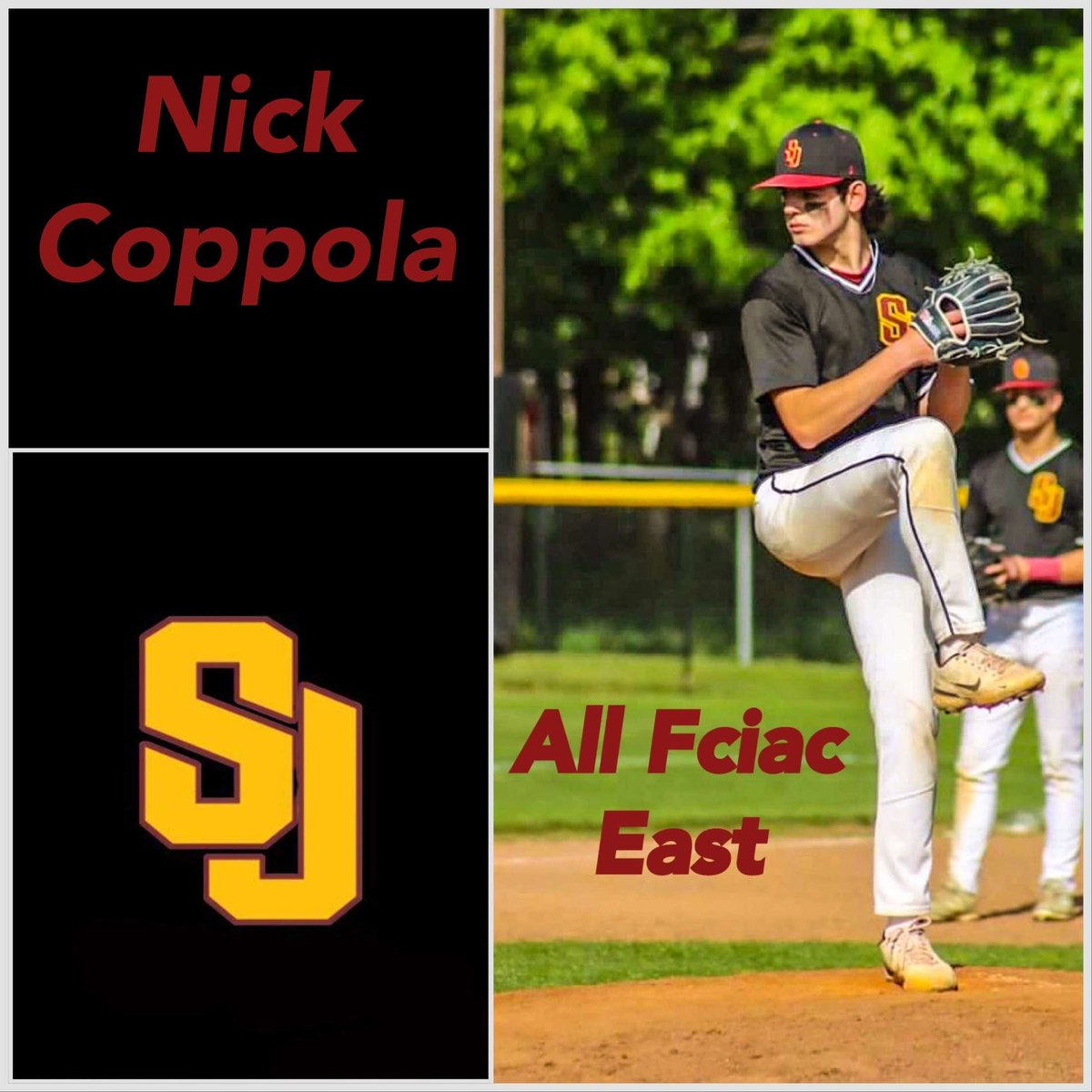 nick5coppola's tweet photo. Honored to be named All FCIAC East. More to come! @CadetSjBaseball https://t.co/4arQRtPz5X