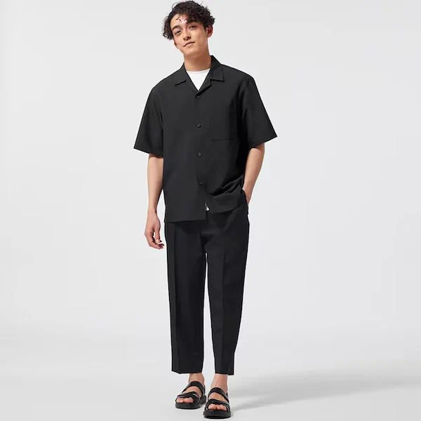 GUのMENのドライワイドイージーアンクルパンツが1290円なのでSサイズを注文してみた。ドライでワイドでイージーと言われたらそれはもう楽ちんでしかなさそうなので。  