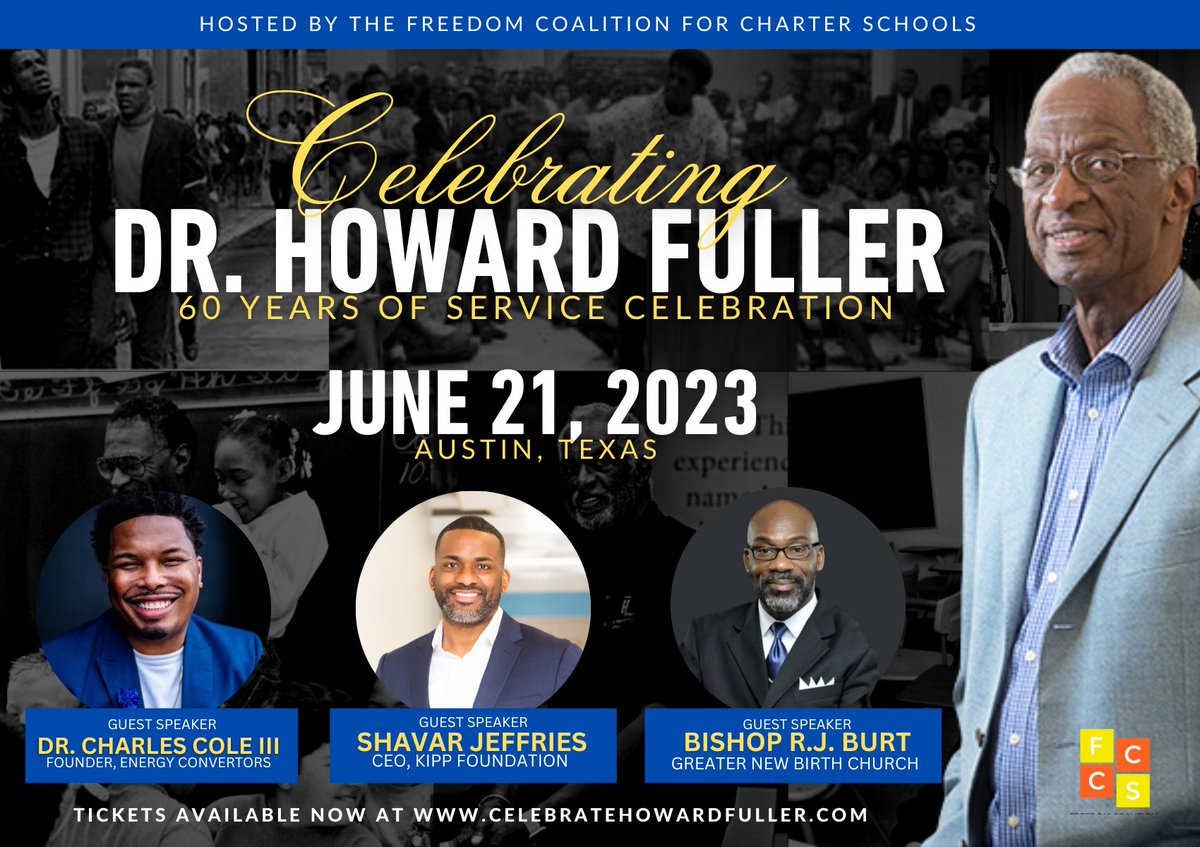 LAST CHANCE! Registration closes May 30. Get your tickets today!!! 

Celebrating @HowardLFuller with Guest Speakers @ccoleiii, @shavarjeffries, Bishop RJ Burt, @davidphardy, and more! SEE YOU IN JUNE 

#WHATABOUTUS #DrHowardFuller