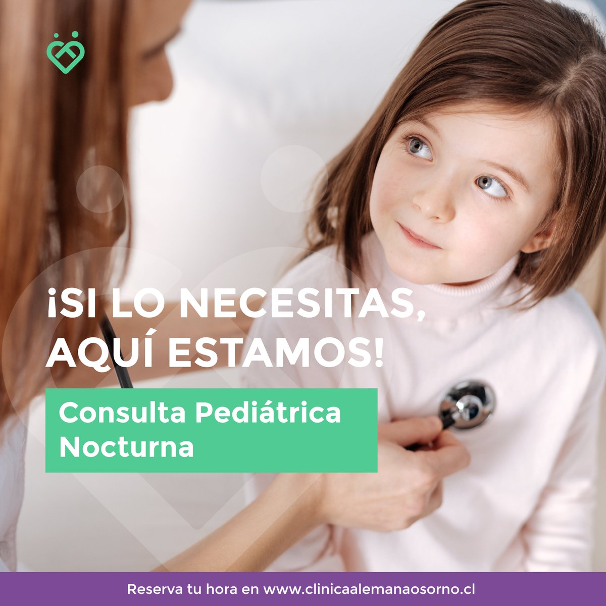 Ante el aumento de enfermedades respiratorias, vuelve la atención de consulta pediátrica nocturna desde las 20 a 24 horas. Más información aquí: bit.ly/3Wzbix4