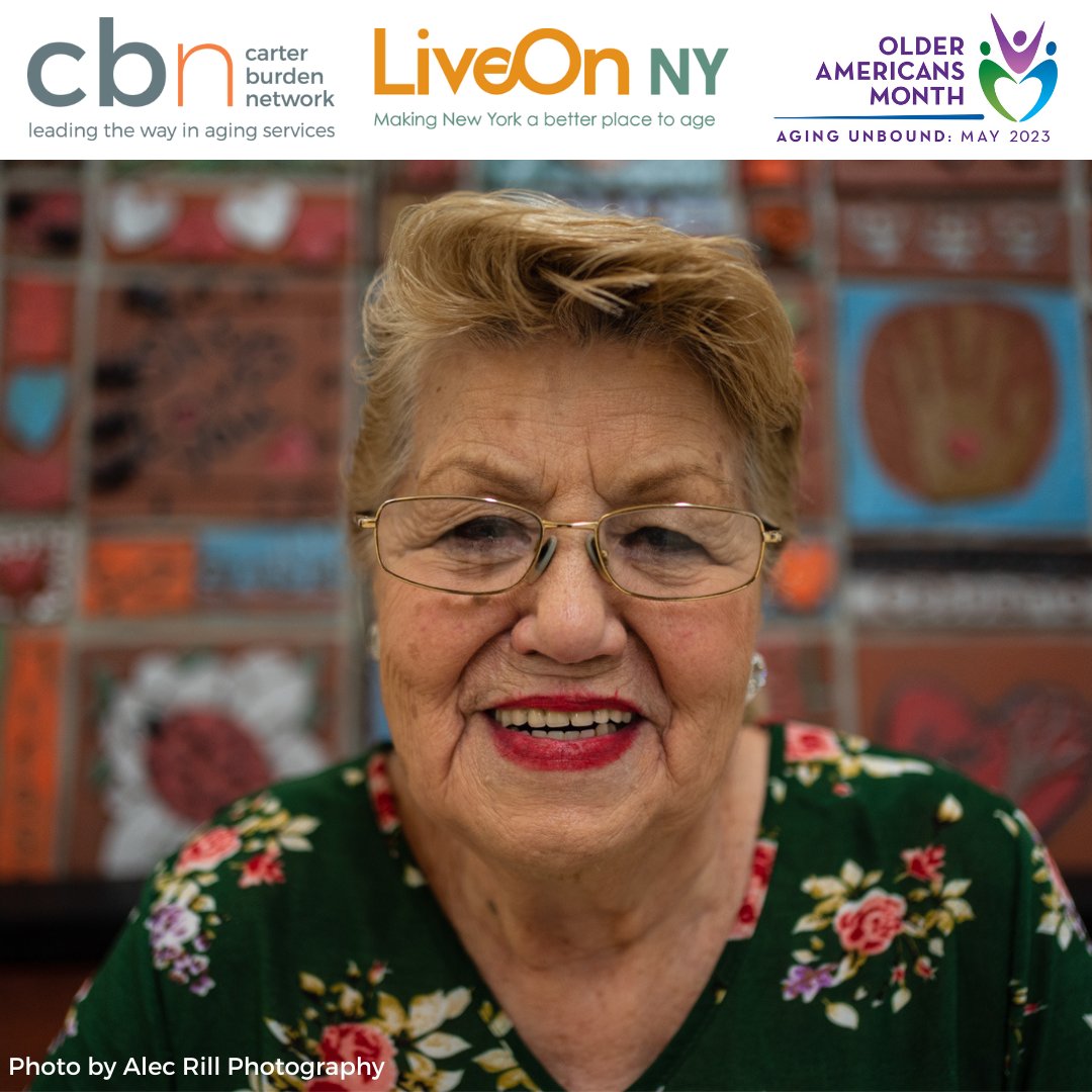 CBurdenNetwork's tweet image. We’re supporting @liveonny‘s SAY YOUR AGE campaign. Meet Jenny, 81, a regular at CBN&apos;s Covello Older Adult Center in East Harlem who loves to sing and helped to make karaoke a popular activity at the center. #ReframingAging #OlderAmericansMonth #AgingUnbound