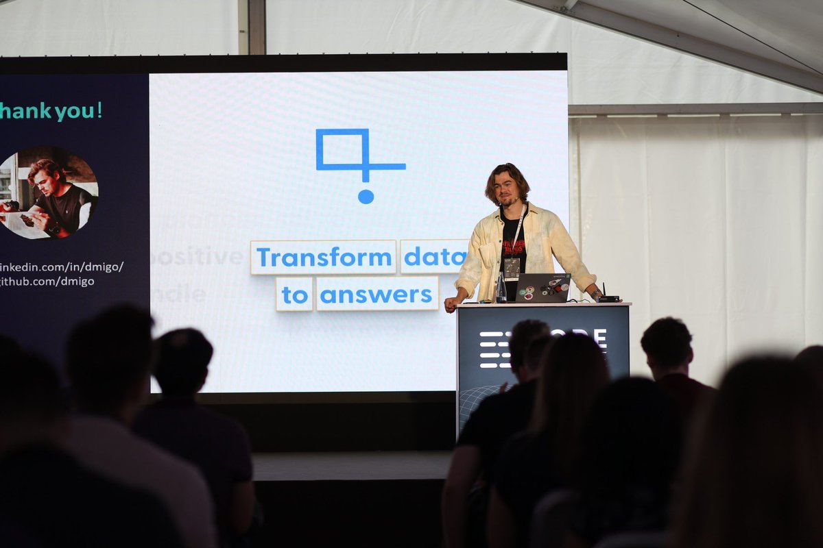 code_europe's tweet photo. During Dimitry Goryunov’s lecture we’ve learned how to use #OpenSource 📖 library #Haystack to help an #LLM answer out of domain questions by feeding it the right data. ☝🏻

#CodeEurope23 #CodeEurope #Python #AI #ArtificialIntelligence #LargeLanguageModels https://t.co/ipvmAIomL5