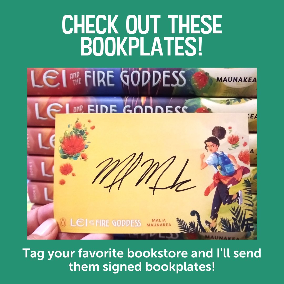 🤩bookplates are here!!🤩

I'd love to send them out to bookstore stocking Lei and the Fire Goddess.

DM me if you're a bookstore who would like copies.

If you're a reader, tag your favorite bookstore to let them know about this ❤️

#bookstores #bookseller #indiebookstore