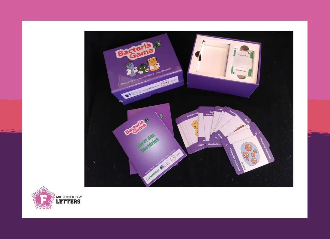 FEMS (@femsmicro) on Twitter photo Revolutionize #bacteriology education with BacteriaGame! 🦠🎮
Pineros et al. show how gamification improves engagement and learning outcomes in #MedicalMicrobiology. Their educational game is available worldwide! <a href="/mathildelescat/">Mathilde Lescat</a> #scicomm #FEMSMicrobiolLett
academic.oup.com/femsle/article… Revolutionize #bacteriology education with BacteriaGame! 🦠🎮
Pineros et al. show how gamification improves engagement and learning outcomes in #MedicalMicrobiology. Their educational game is available worldwide! <a href="/mathildelescat/">Mathilde Lescat</a> #scicomm #FEMSMicrobiolLett
academic.oup.com/femsle/article…