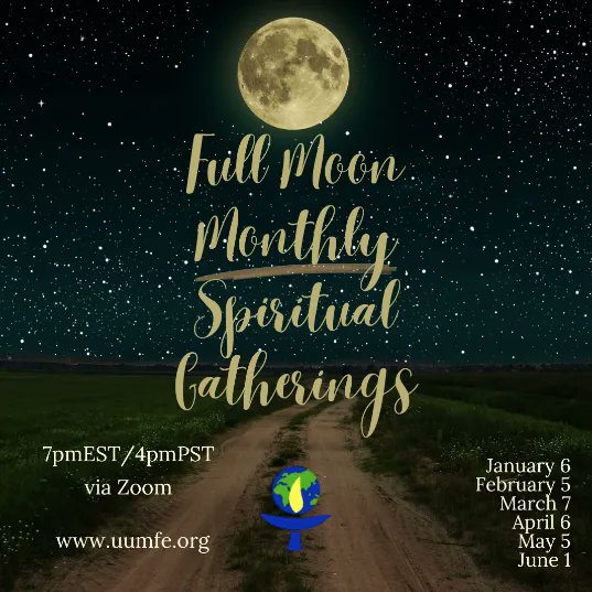 Our Monthly Spiritual Gatherings help us ground, recenter, and imagine what is possible in a world in need of repair. Our next Full Moon gathering with be on June 1st at 4 pm PT/ 5 pm MT/ 6 pm CT/ 7 pm ET. Bring a pen and paper. We hope you join us!
