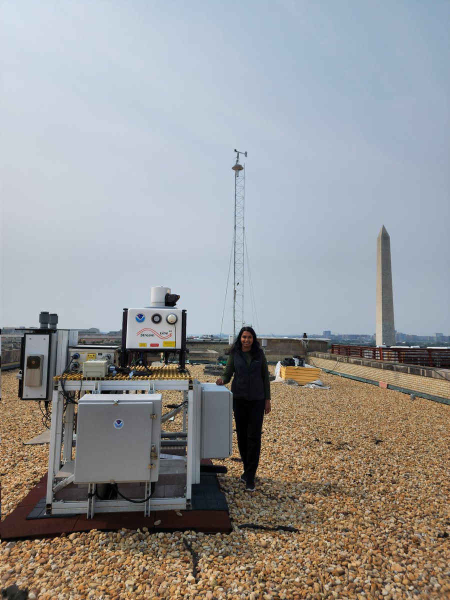 Krishnan_Pravi's tweet image. NOAA/ARL&apos;s UrbanNet - research network sites, in Washington DC, HCHB.  The #UrbanNet, built on the success of DCNet,  is undergoing revitalisation by utalising enhanced meteorological surface observations and greenhouse gas monitoring over these sites.