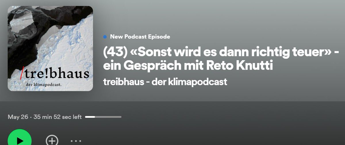 Treibhaus - der Klimapodcast

Eine Auslegeordnung zur bevorstehenden Abstimmung über das <a href="/klimaschutzja/">JA zum Klimaschutz-Gesetz</a> -Gesetz, zu Kosten, den Möglichkeiten von Technologie, zu Fake News, und zur Rolle der Wissenschaft

open.spotify.com/episode/4r4I9n…